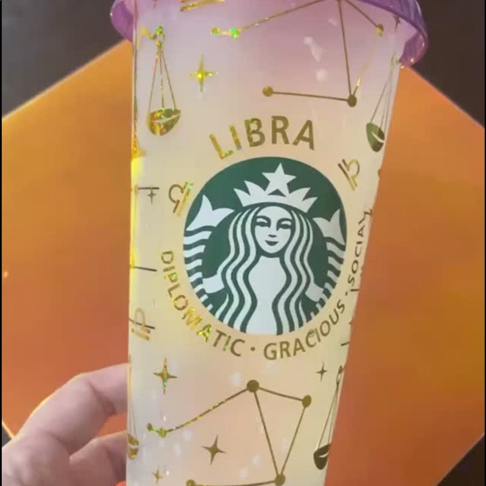 Zodiac Starbucks cups
